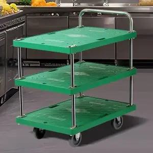 [하프클럽/셀러허브]대 업소용서빙카트 이동식 3단 3단카트