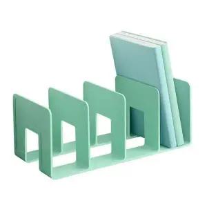 [하프클럽/셀러허브]책상위 간이 책꽂이 4칸 북트레이(4컬러)