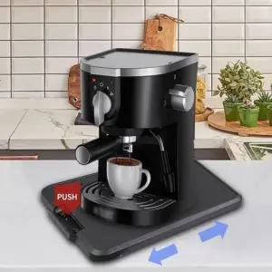 [하프클럽/셀러허브]푸쉬 밥솥선반 이동식 트레이 단열패드 받침대