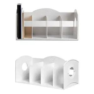 [하프클럽/셀러허브]책꽂이정리함 책꽂이 북앤드 4칸 44.7x21cm 1개