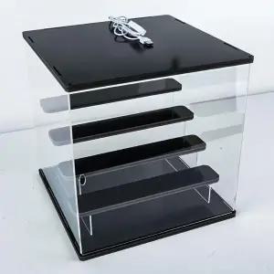 [하프클럽/셀러허브]LED 피규어보관케이스 투명 진열장 케이스 4층