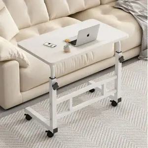 [하프클럽/셀러허브]높이조절 이동식 거실 높이조절책상 간이60X40