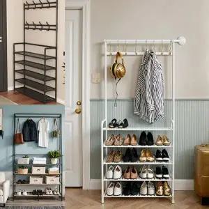 [하프클럽/셀러허브]선반 슈즈렉 현관정리 조립식 슈랙 행거 4단