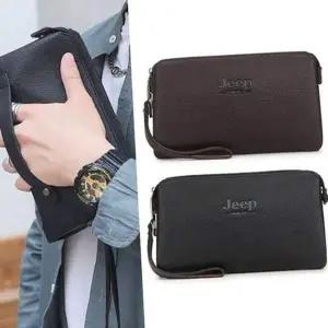 [RIZPICK]남성 가죽 스트랩 손가방 백 지갑 파우치 클러치 인조 남성미니백