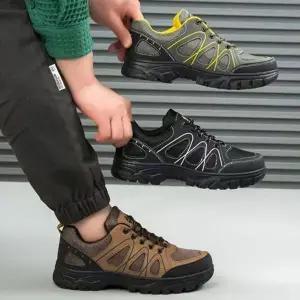 메쉬 남성 스포티 등산화 트래킹 스니커즈