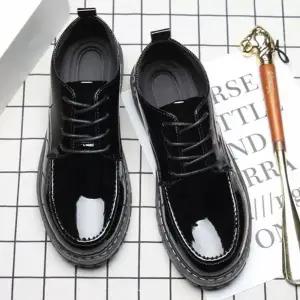 클래식 남성 모던 정장구두 유광 더비슈즈