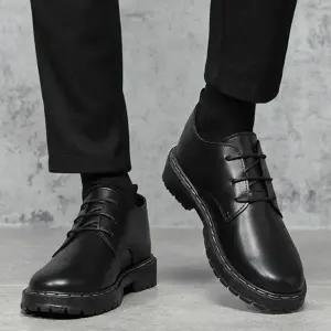 클래식 정장구두 남자 베이직 플랫 가죽 구두