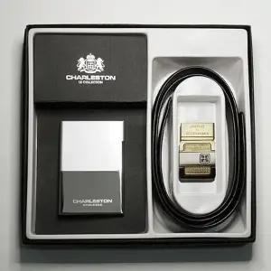 남성 정장용 명함지갑 세트 블랙 브라운 가죽 벨트 남자 소가죽 명함케이스