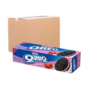 [박스] 동서 오레오 딸기크림 100g 24입