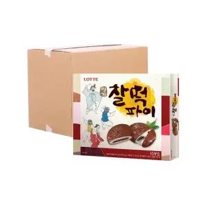 [박스] 롯데 명가 찰떡파이 350g 8입