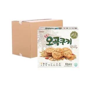 [박스] 크라운 옹골진 오곡쿠키 288g 12입