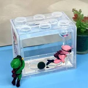 마리모 키우기 블럭 미니어항 투명