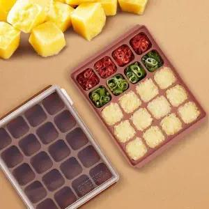 준비물 실리콘그릇 보관용기 세트 2P 이유식큐브20구 실리콘얼음틀