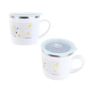 손잡이 아기 우유 컵 어린이 스텐 물컵 양치컵