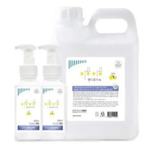 이공 레몬향 4L+500mlX2대용량리필 거품형 물비누