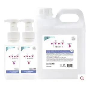 이공베이비파우더향4L+500mlx2대용량리필거품형물비누
