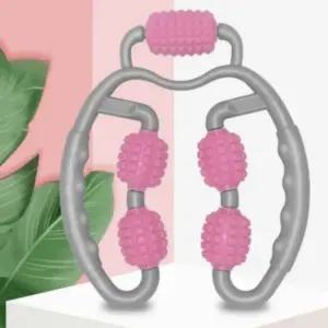 하체허벅지마사지기 하체 시원한 롤링지압기 피로 그립감