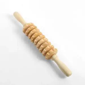 원목 지압롤러 안마봉 수동 지압기 마사지봉