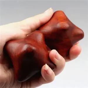 원목 육각 지압볼 손지압봉 원목지압기 발마사지기