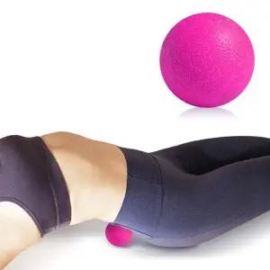 실리콘 라크로스 마사지볼 핑크 뭉친근육 지압볼