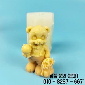 곰금형 학교 배낭 꽃다발 글로브 비누 실리콘 3D 웨딩 생일 점토 수지