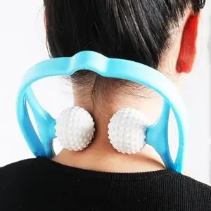 셀프 직장인 학생 주부 거북목 승모근 지압 마사지