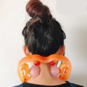 바디온 셀프 목 안마기 오렌지 종아리 마사지기