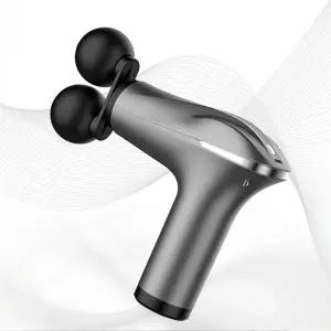 듀얼 헤드 강력한 파워 휴대용 안마 마사지건 6단계