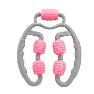 360도 회전 종아리 마사지 롤러 바디 압박 마사지기