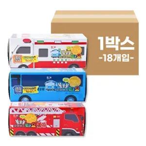 붕붕붕 꼬마버스 타요140g x 18개 한박스 (색상랜덤) 간식 탕비실간식 사무실과자
