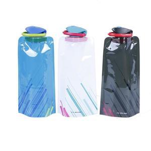 여행용 루루야 3팩 접이식 물병 뚜껑, 스포츠, 등급 누수 실리콘 u2013 재사용 휴대용, 자전거 타기용 24온스 물병, 방지 캠핑, 식품 하이킹, 프리 BPA