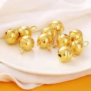 DIY 금속 벨 방울 22mm 골드 색상 장식 소품 장식용