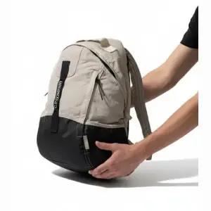 MUST IT_ Nylon B Rounded Backpack 18CMAC230A 005269G 327) 나일론 백팩)