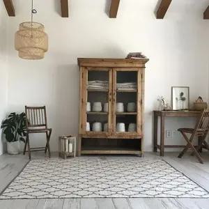 거실러그 면러그 양면사용 보카시 카페트 침실 거실매트 NO.3