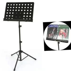 연주용 높이 스탠드 휴대용 조절 악보대 접이식 보면대 철제보면대