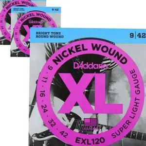 뮤직 3팩 기타 줄 교체 스트링 악기현 일렉 음악악기현