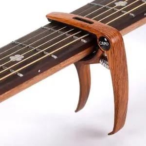 어쿠스틱기타 기타 카포 통기타 액세서리 휴대용 우드 집게형