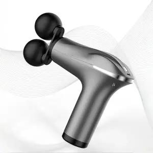 듀얼 헤드 강력한 파워 휴대용 안마 마사지건 6단계