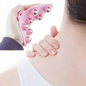 구슬 셀프 바디 맛사지 글러브 안마기 목 어깨마사지