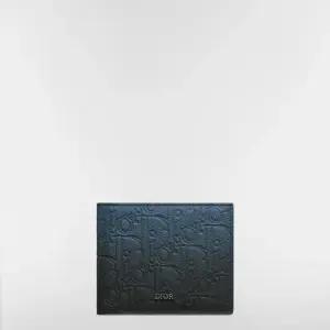 MUST IT_디올 반지갑 - 블루-블랙 그라데이션 Dior Gravity 가죽