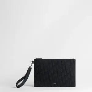 MUST IT_디올 A5 파우치 - 블랙 Dior Oblique 자카드