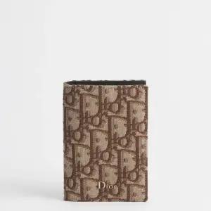 MUST IT_바이폴드 카드 지갑 - 브라운 디올 오블리크 자카드