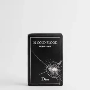 MUST IT_디올 바이폴드 카드 지갑 - 블랙 화이트 북 커버 엠보싱 카프스킨