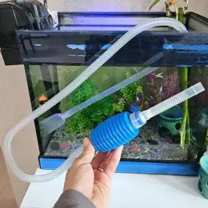 수조 어항 물갈이 사이펀 환수 펌프