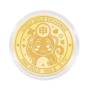 한국금거래소 원숭이 순금 코인(메달) 0.1g