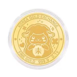 한국금거래소 양 순금 코인(메달) 0.1g