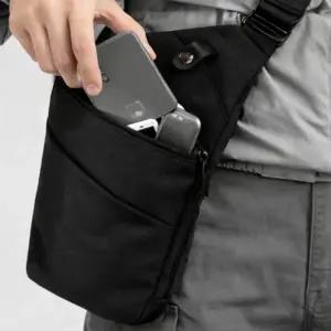 ( )심플한 디자인 슬링 남성 크로스백 외출용 수납 가방