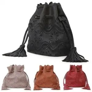 (옵션 CAMEL)여자 캐주얼 쇼퍼백 복주머니 메신저백 데일리 가방