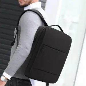 (색상 블랙)모던 비즈니스 노트북 백팩 16인치 서류 가방