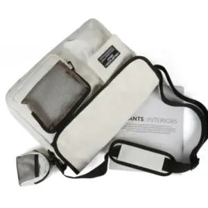 (색상 블랙)메쉬 포켓 메신저백 캐주얼 학원 크로스백 가방